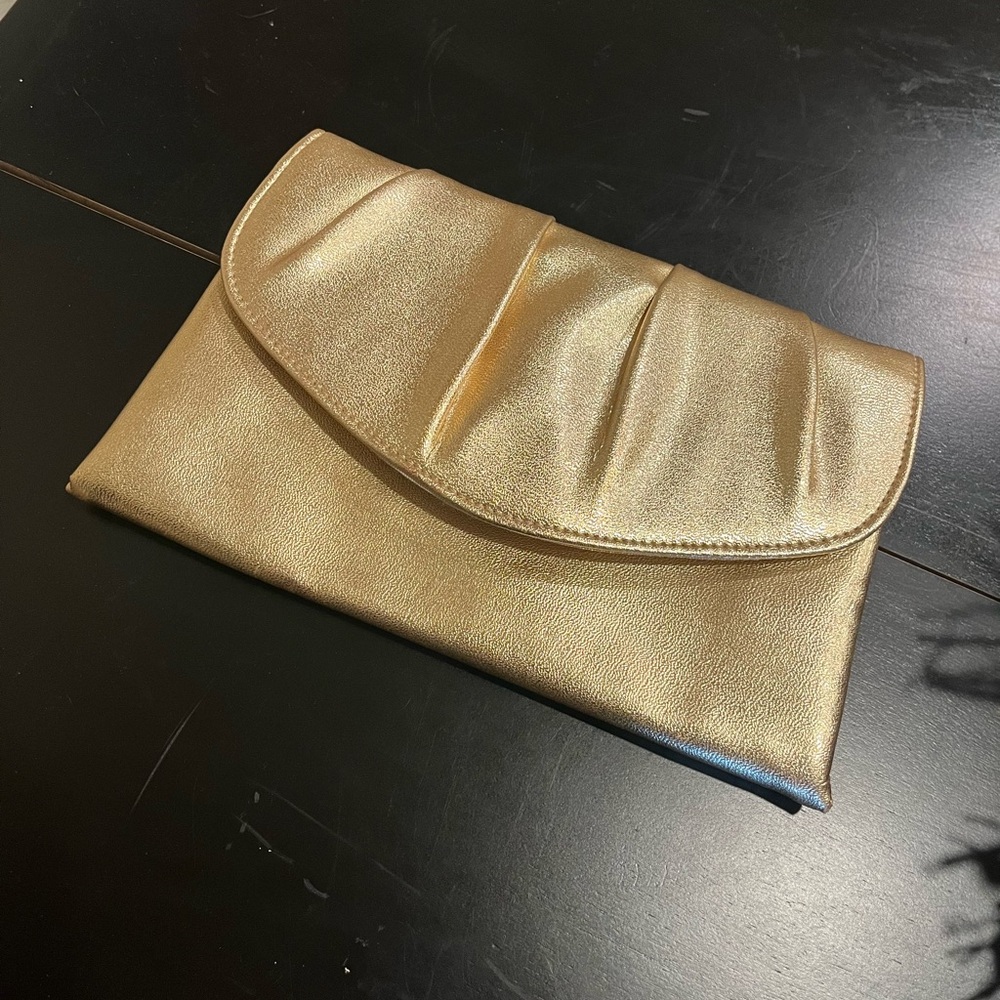VINTAGE Elegant Gold Clutch Bag